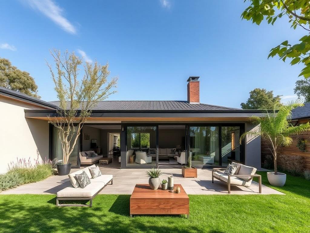 espace exterieur maison